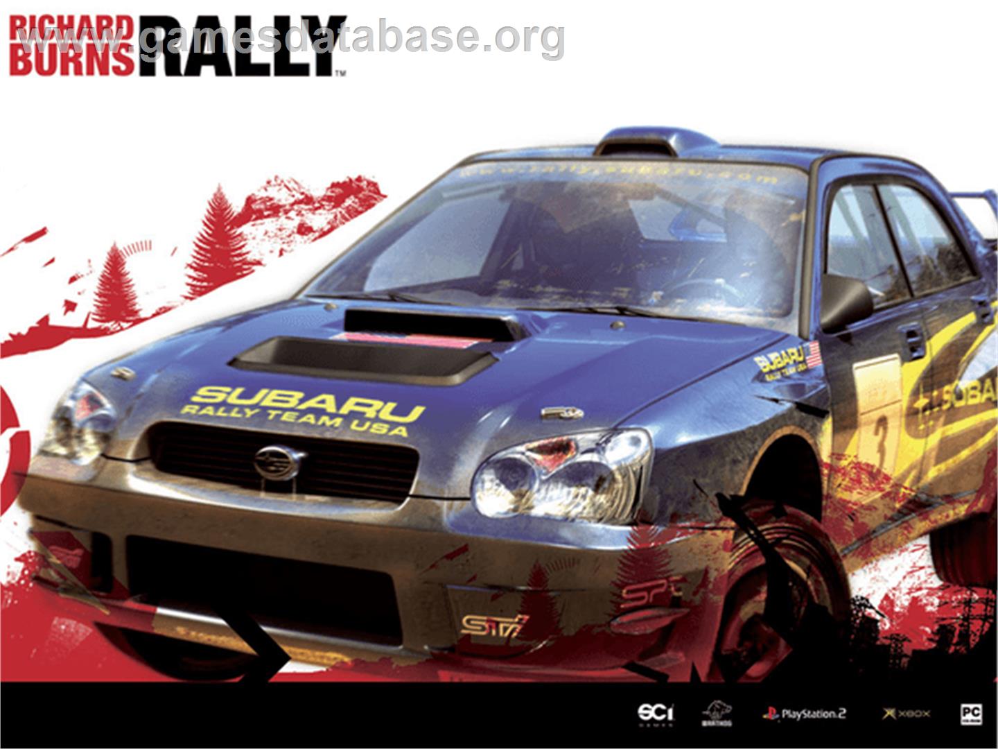 Richard Burns Rally - Microsoft Xbox - Artwork - Title Screen