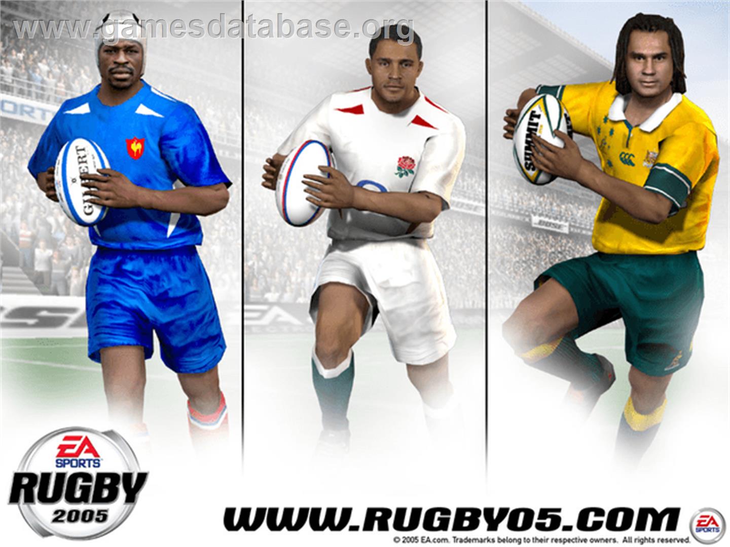 Rugby 2005 - Microsoft Xbox - Artwork - Title Screen