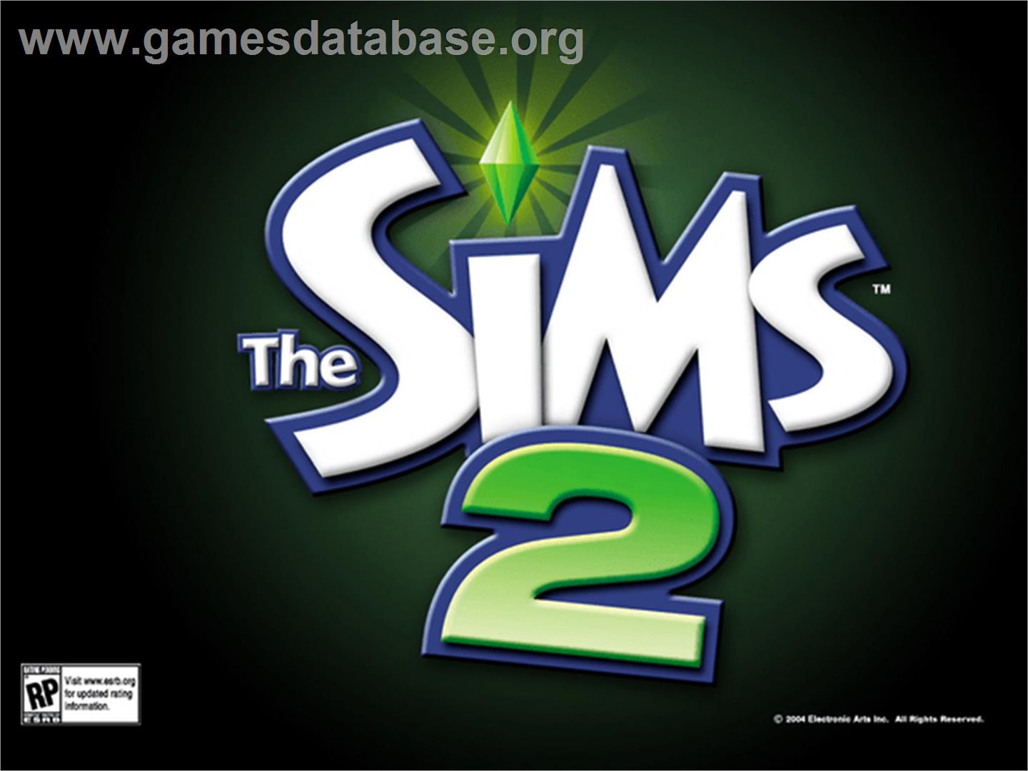 Sims 2 - Microsoft Xbox - Artwork - Title Screen