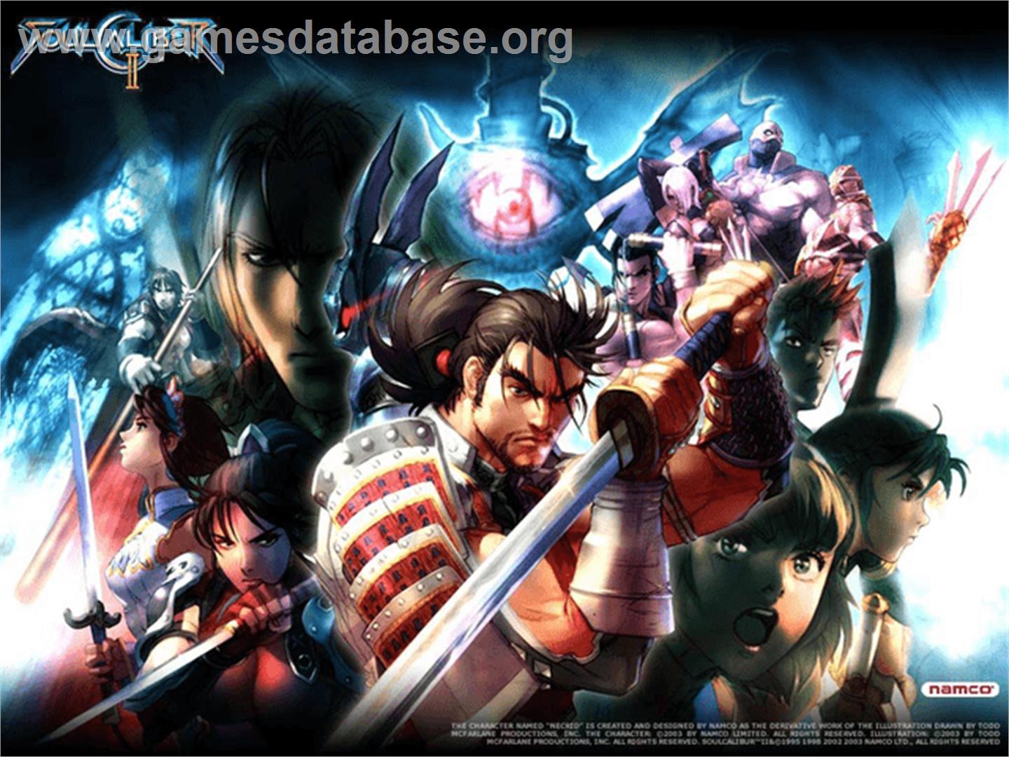 SoulCalibur 2 - Microsoft Xbox - Artwork - Title Screen