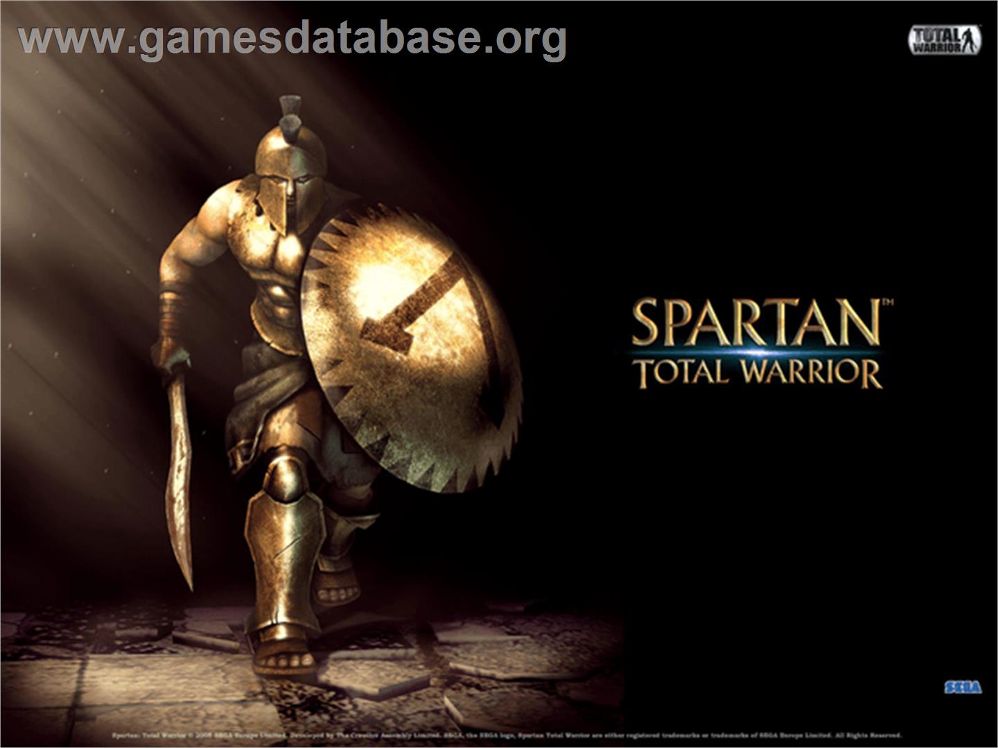 Spartan: Total Warrior - Microsoft Xbox - Artwork - Title Screen