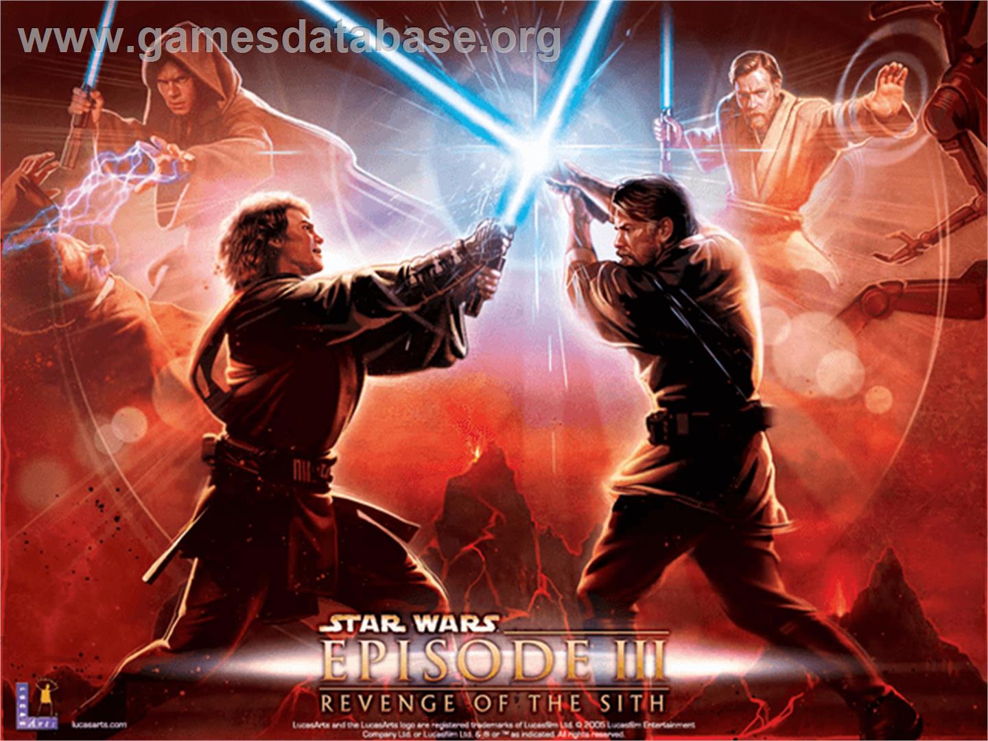 Star Wars: Episode III - Revenge of the Sith - Microsoft Xbox - Artwork - Title Screen