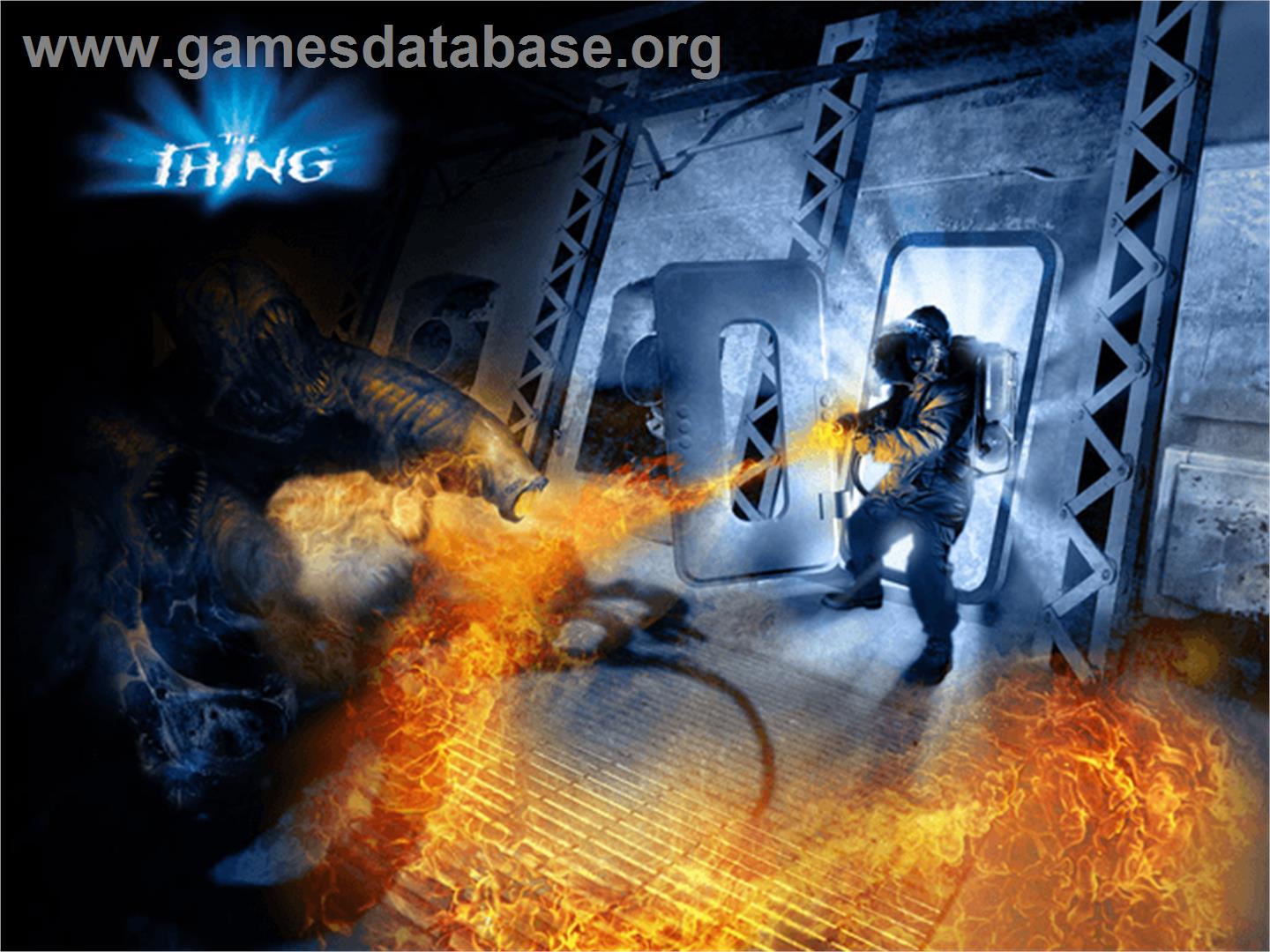 Thing, The - Microsoft Xbox - Artwork - Title Screen
