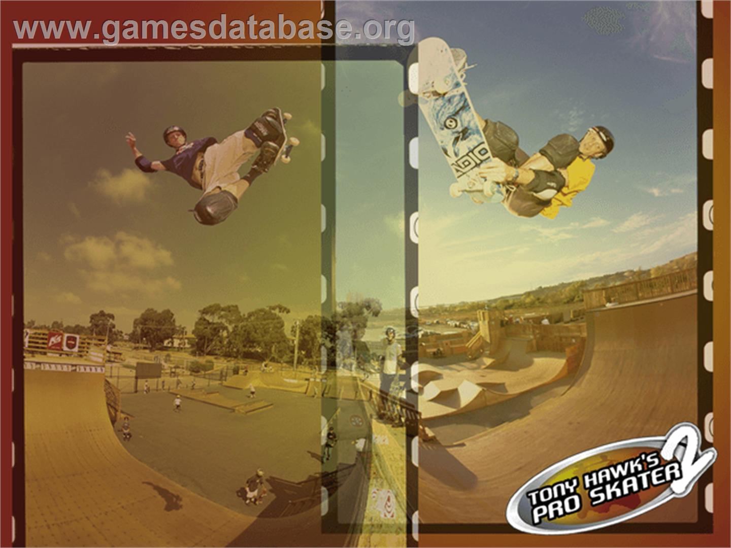 Tony Hawk's Pro Skater 2x - Microsoft Xbox - Artwork - Title Screen