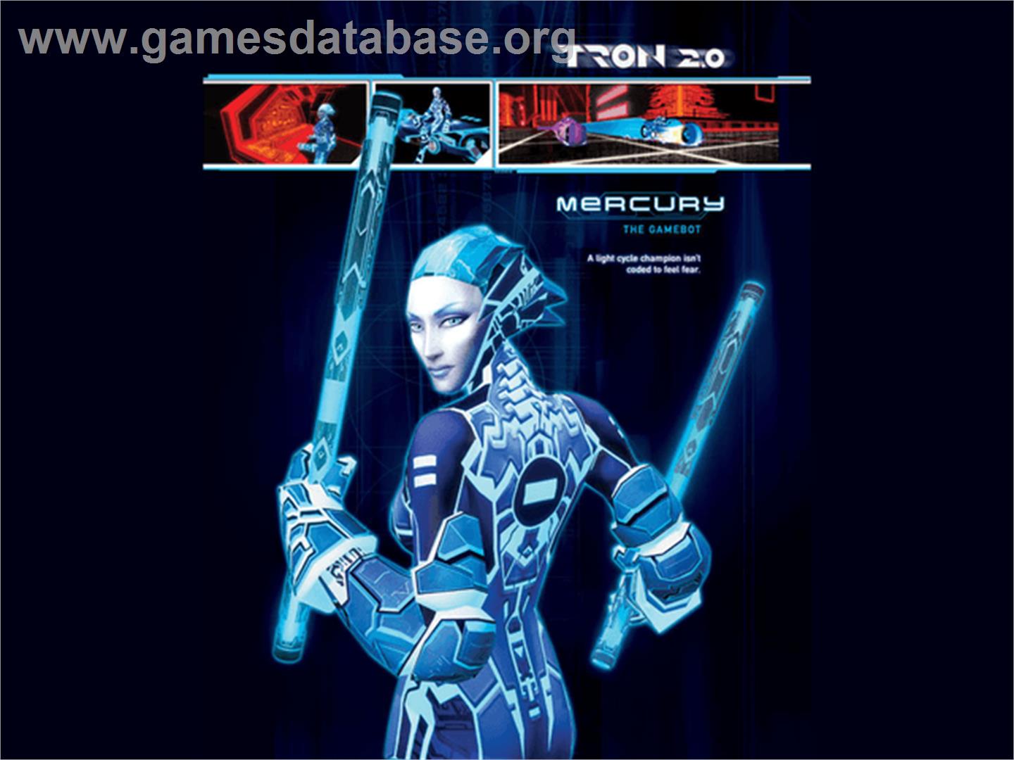 Tron 2.0 - Killer App - Microsoft Xbox - Artwork - Title Screen
