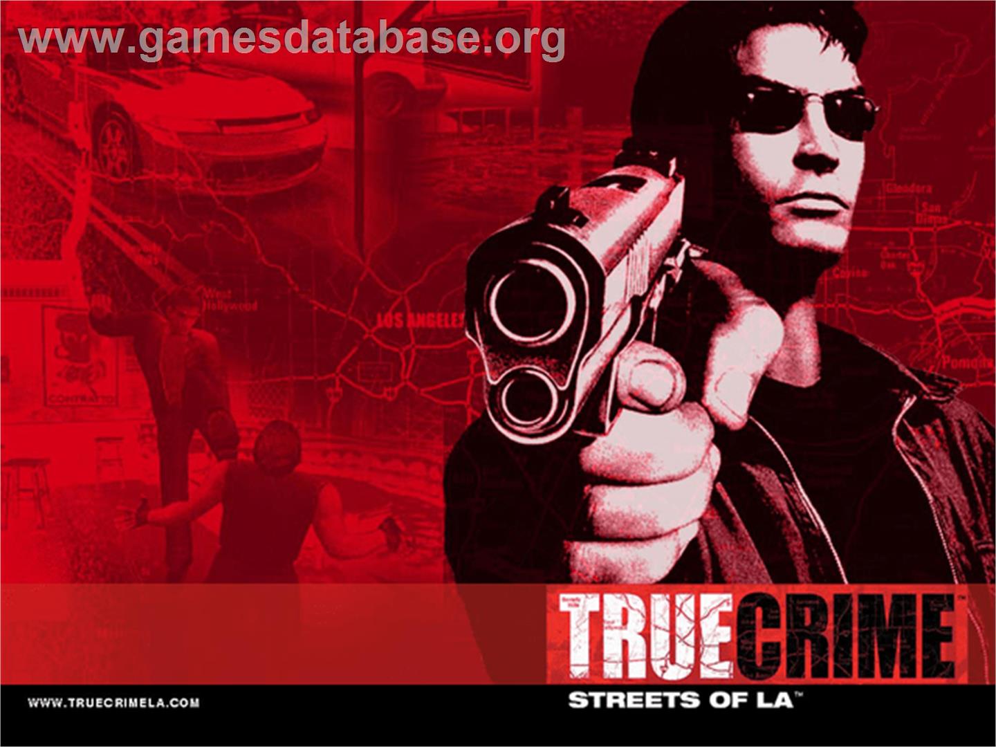 True Crime: Streets of LA - Microsoft Xbox - Artwork - Title Screen