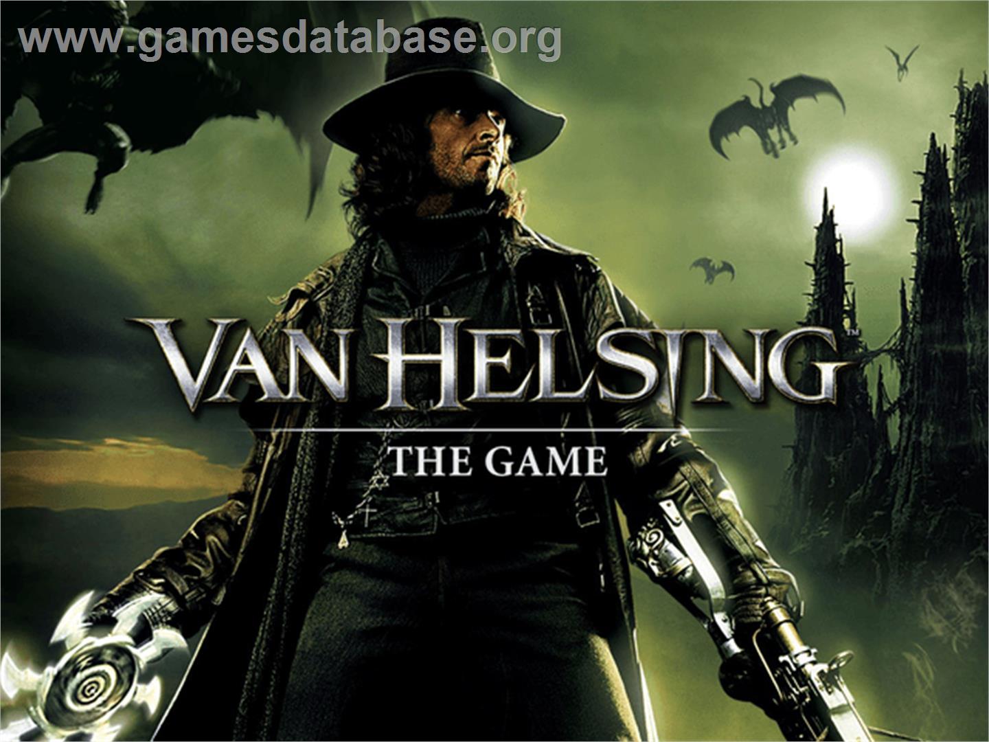 Van Helsing - Microsoft Xbox - Artwork - Title Screen