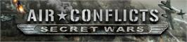 Banner artwork for Air Conflicts: Secret Wars.