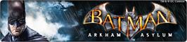 Banner artwork for Batman: Arkham Asylum.