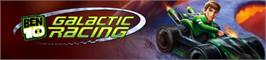 Banner artwork for Ben 10 Galactic Racing.