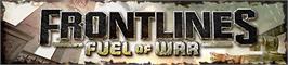 Banner artwork for Frontlines:Fuel of War.