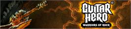 Banner artwork for GH: Warriors of Rock.