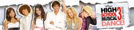 Banner artwork for HSM3 Senior Year DANCE.