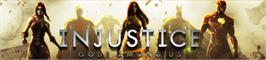 Banner artwork for Injustice: Gods Among Us.
