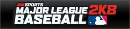 Banner artwork for MLB 2K8.