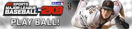 Banner artwork for MLB 2K9.