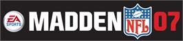 Banner artwork for Madden NFL 07.