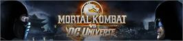 Banner artwork for Mortal Kombat vs. DCU.