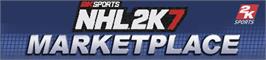 Banner artwork for NHL 2K7.