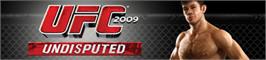 Banner artwork for UFC 2009 Undisputed.