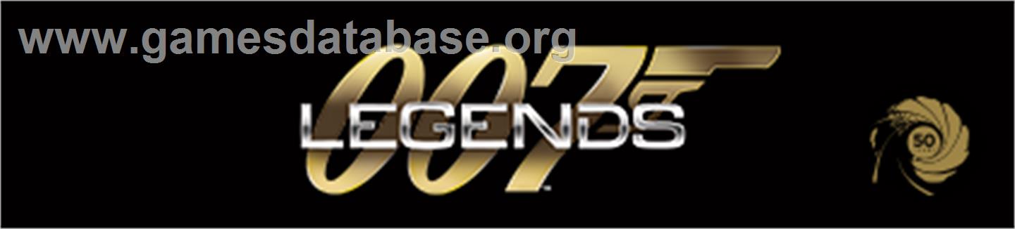 007 Legends - Microsoft Xbox 360 - Artwork - Banner