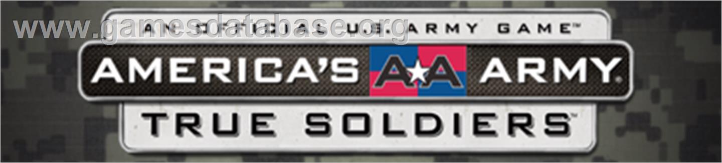 AA: True Soldiers - Microsoft Xbox 360 - Artwork - Banner