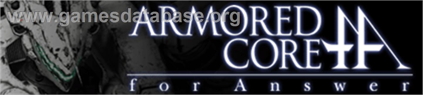 AC for Answer - Microsoft Xbox 360 - Artwork - Banner