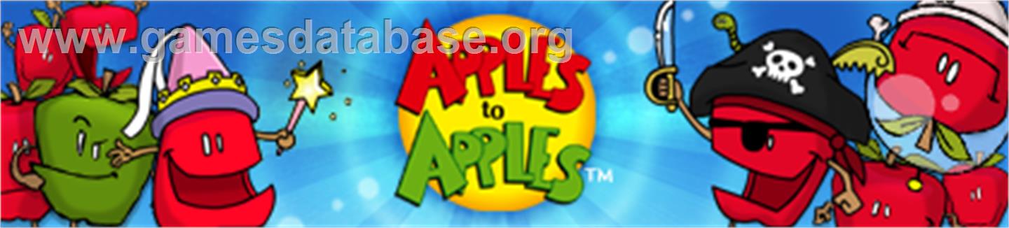 Apples to Apples - Microsoft Xbox 360 - Artwork - Banner