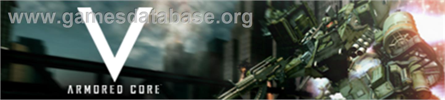 Armored Core V - Microsoft Xbox 360 - Artwork - Banner