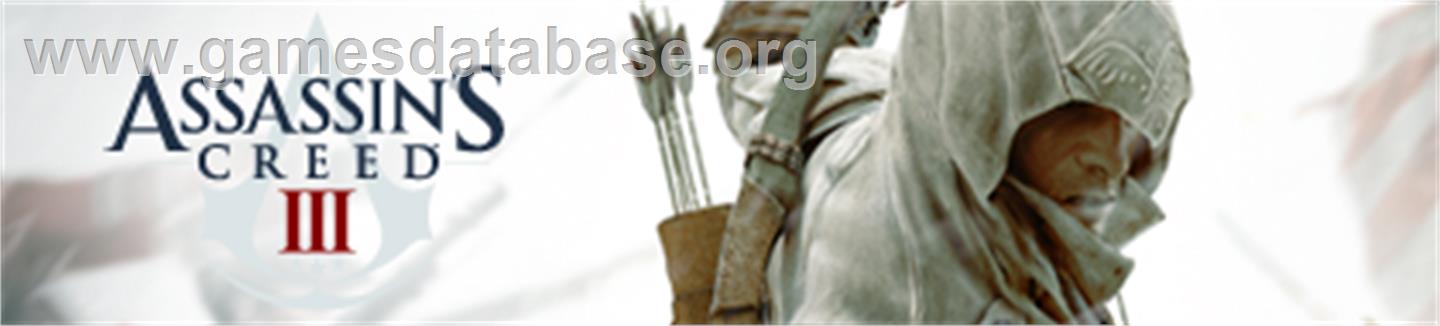 Assassin's Creed® III - Microsoft Xbox 360 - Artwork - Banner