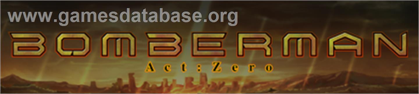 BOMBERMAN Act:Zero - Microsoft Xbox 360 - Artwork - Banner