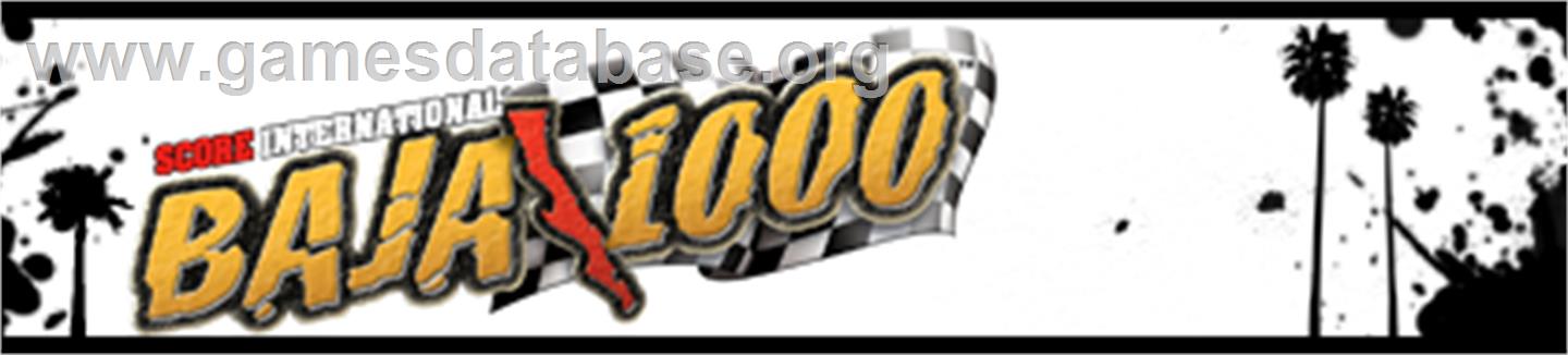 Baja 1000 - Microsoft Xbox 360 - Artwork - Banner