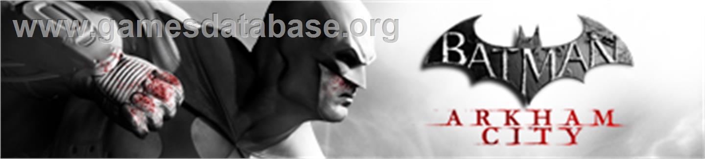Batman: Arkham City - Microsoft Xbox 360 - Artwork - Banner