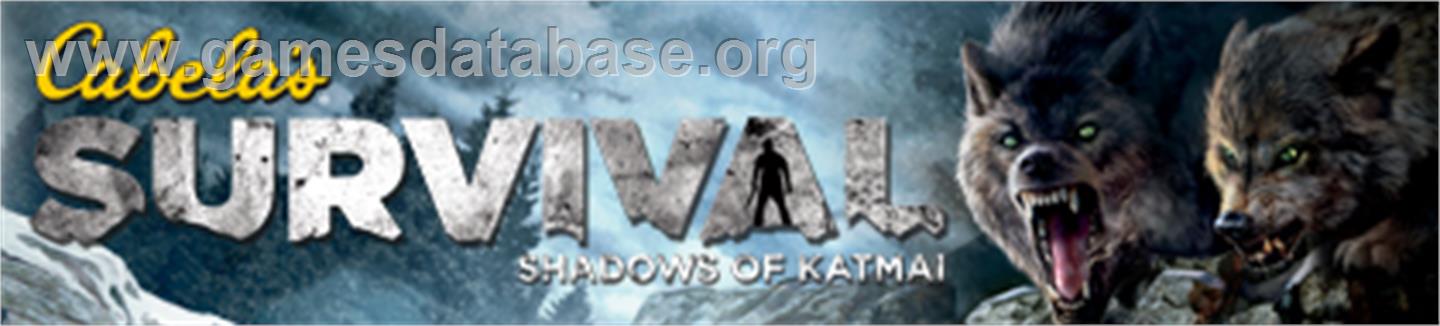 Cabela's Survival: SoK - Microsoft Xbox 360 - Artwork - Banner