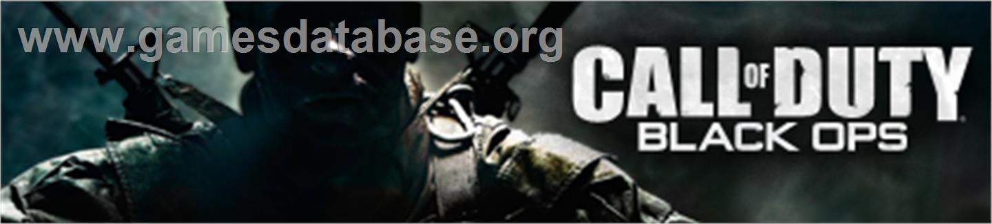 Call of Duty®: Black Ops - Microsoft Xbox 360 - Artwork - Banner