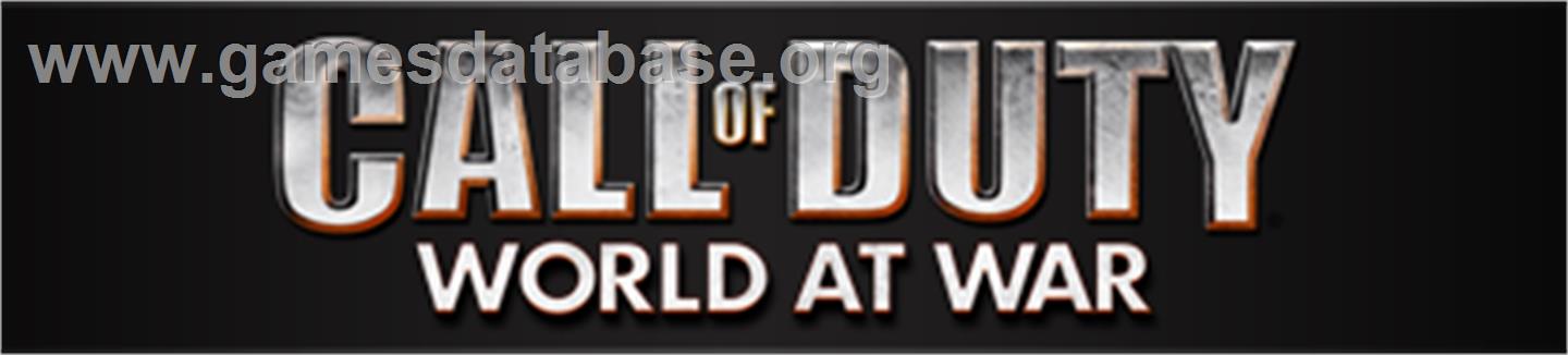 Call of Duty®: WaW - Microsoft Xbox 360 - Artwork - Banner