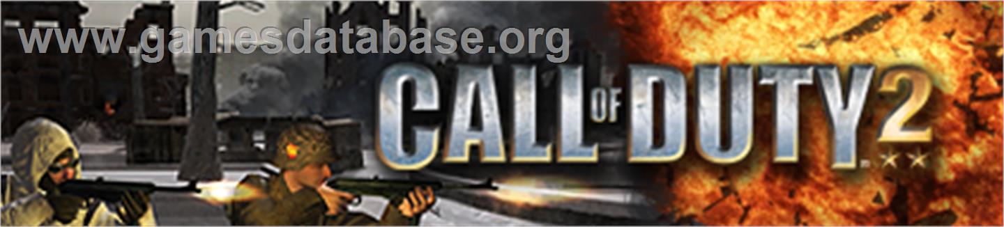 Call of Duty® 2 - Microsoft Xbox 360 - Artwork - Banner
