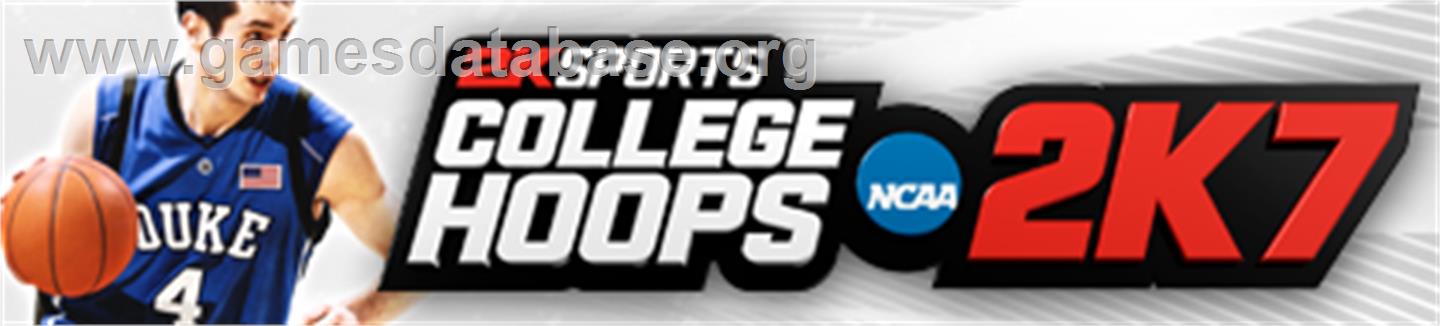 College Hoops 2K7 - Microsoft Xbox 360 - Artwork - Banner