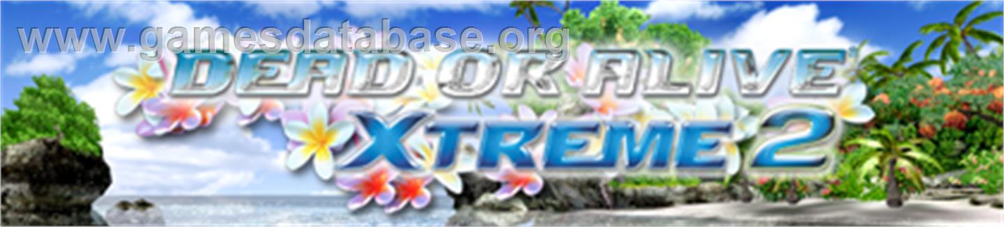 DEAD OR ALIVE Xtreme 2 - Microsoft Xbox 360 - Artwork - Banner