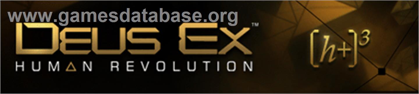 DEUS EX: HUMAN REVOLUTION - Microsoft Xbox 360 - Artwork - Banner