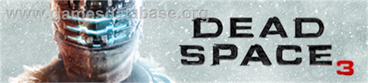 Dead Space  3 - Microsoft Xbox 360 - Artwork - Banner