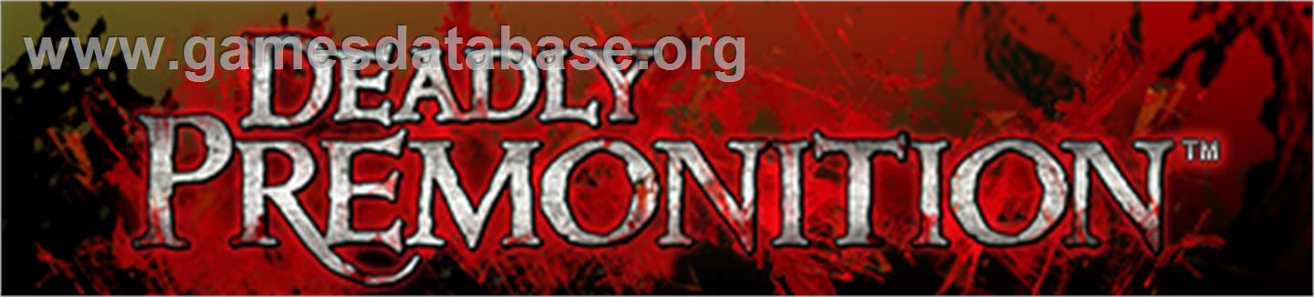 Deadly Premonition - Microsoft Xbox 360 - Artwork - Banner