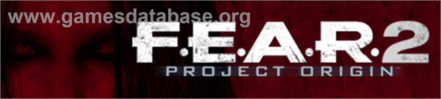 F.E.A.R. 2 - Microsoft Xbox 360 - Artwork - Banner