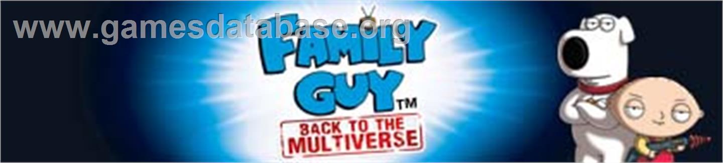 Family Guy - Microsoft Xbox 360 - Artwork - Banner