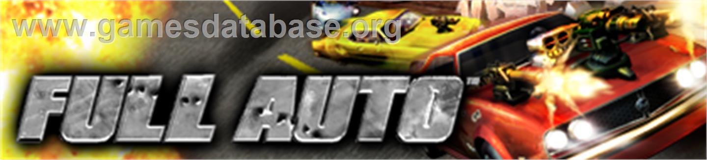 Full Auto - Microsoft Xbox 360 - Artwork - Banner