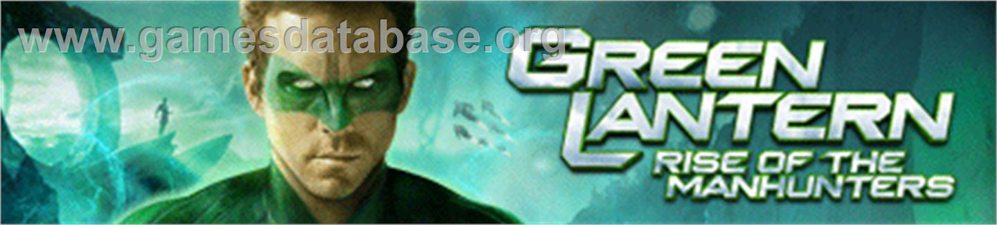 Green Lantern - Microsoft Xbox 360 - Artwork - Banner