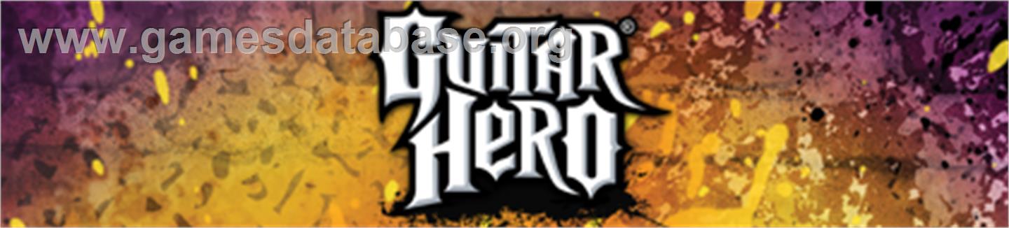 Guitar Hero Hits - Microsoft Xbox 360 - Artwork - Banner