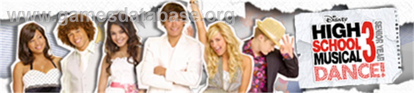 HSM3 Senior Year DANCE - Microsoft Xbox 360 - Artwork - Banner