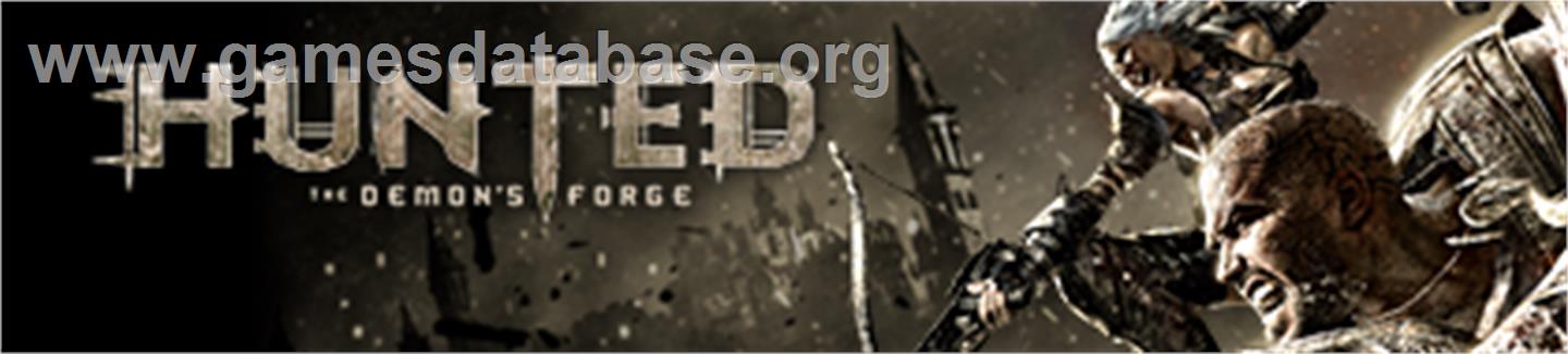 Hunted Demons Forge - Microsoft Xbox 360 - Artwork - Banner