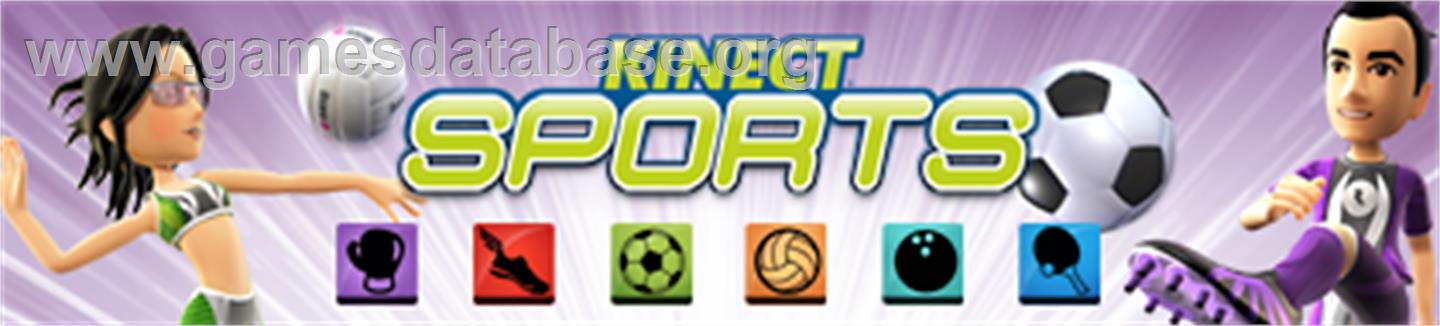 Kinect Sports - Microsoft Xbox 360 - Artwork - Banner